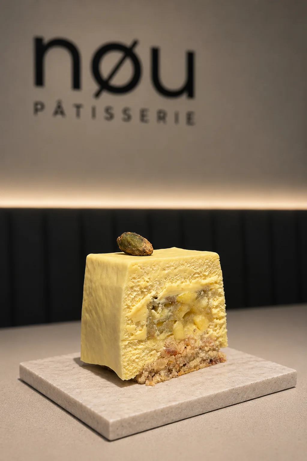 Maçã · Pistácio